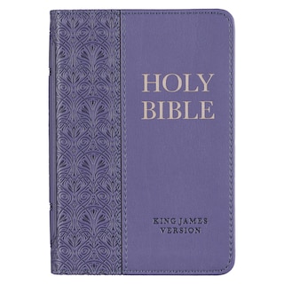 Front cover_KJV Bible Mini Pocket Faux Leather, Purple