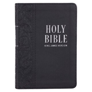 Front cover_KJV Bible Compact LP Faux Leather, Black