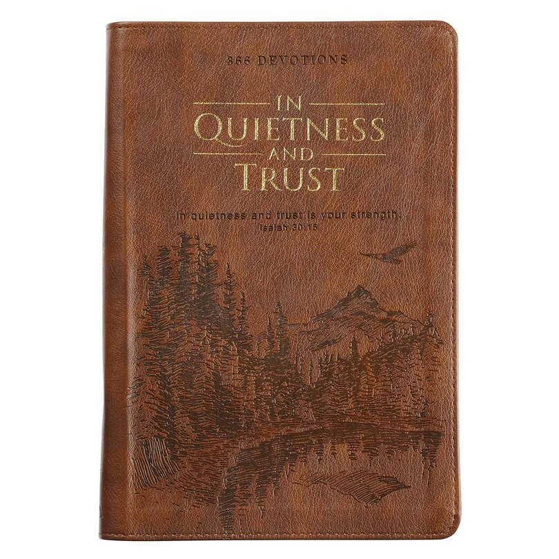 Front cover_Devotional In Quietness and Trust Faux Leather