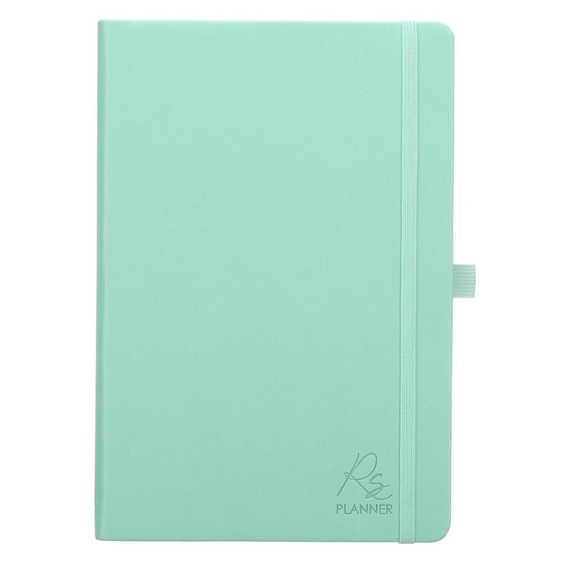Couverture_Strauss Undated Planner Faux Leather Peppermint Green