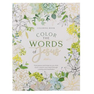 Front cover_Coloring Book Color the Words of Jesus