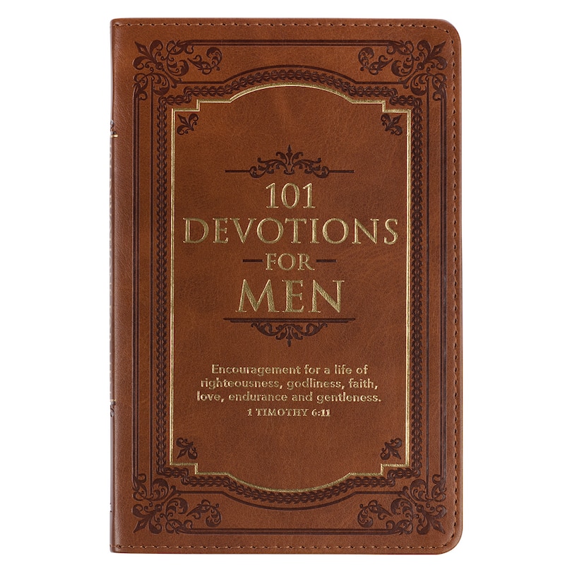Couverture_101 Devotions for Men Faux Leather