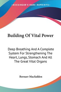 Front cover_Building Of Vital Power