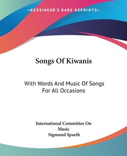 Front cover_Songs Of Kiwanis