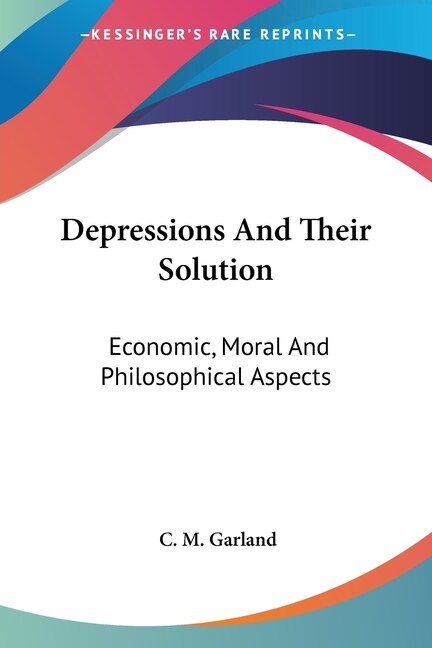 Front cover_Depressions And Their Solution