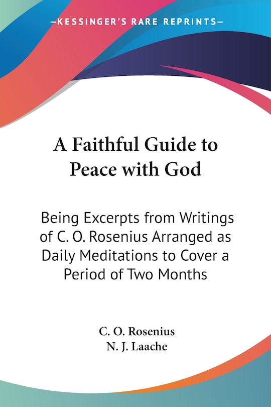 Front cover_A Faithful Guide to Peace with God