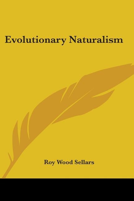 Front cover_Evolutionary Naturalism