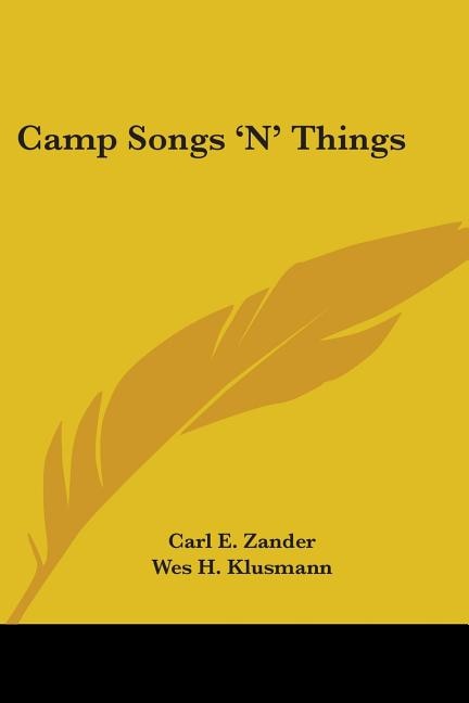 Front cover_Camp Songs 'N' Things