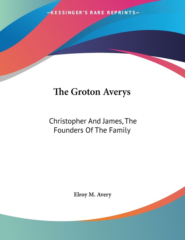 Couverture_The Groton Averys