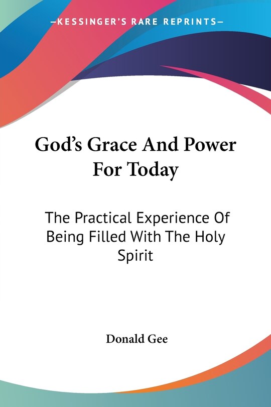 Couverture_God's Grace And Power For Today