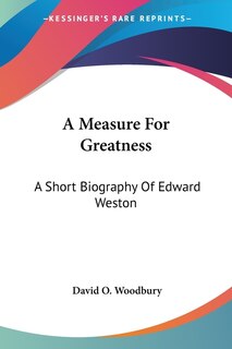 Front cover_A Measure For Greatness
