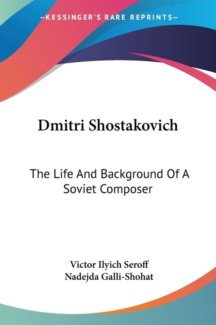 Couverture_Dmitri Shostakovich