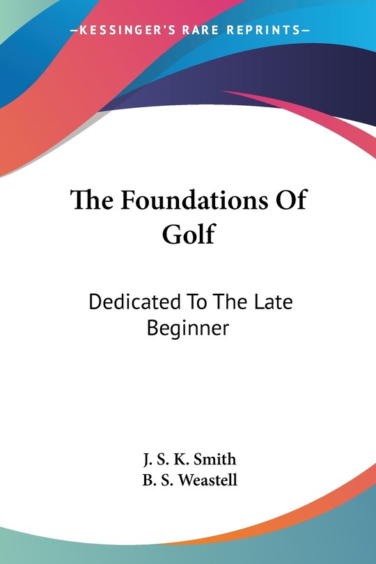 Couverture_The Foundations Of Golf