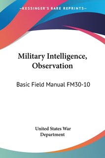 Couverture_Military Intelligence, Observation