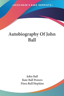 Couverture_Autobiography Of John Ball