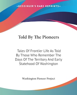 Front cover_Told By The Pioneers