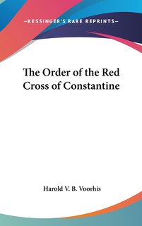 Front cover_The Order of the Red Cross of Constantine