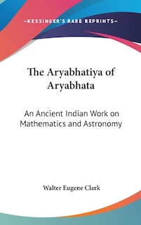 Couverture_The Aryabhatiya of Aryabhata