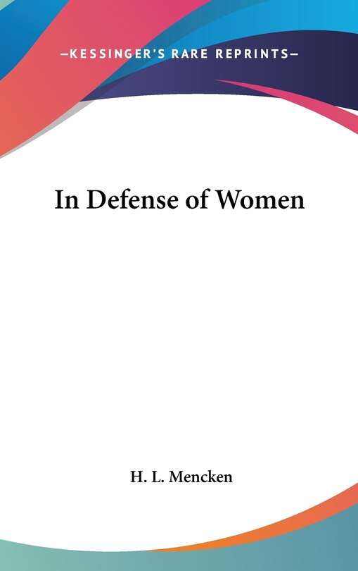 Front cover_In Defense of Women