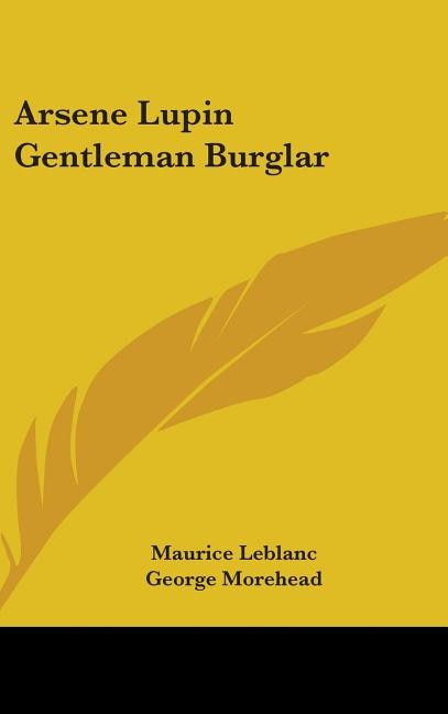 Front cover_Arsene Lupin Gentleman Burglar