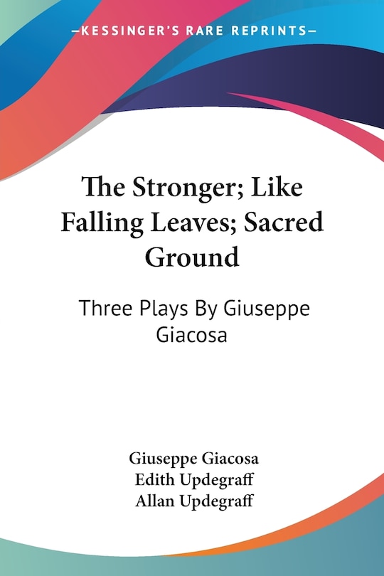 Couverture_The Stronger; Like Falling Leaves; Sacred Ground