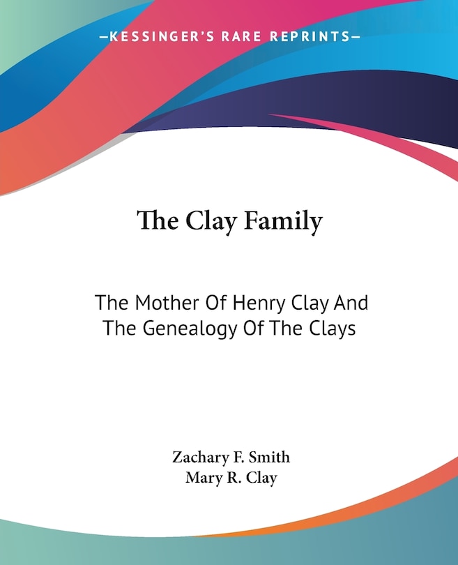 Front cover_The Clay Family