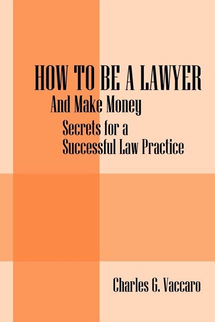 Couverture_How to be a Lawyer