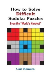 Couverture_How To Solve Difficult Sudoku Puzzles