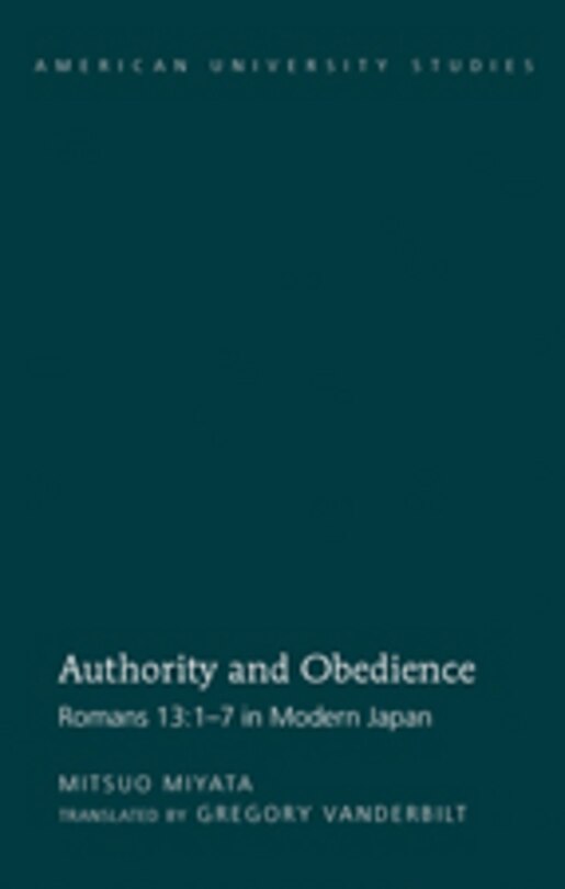 Front cover_Authority and Obedience