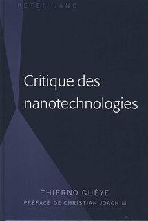 Couverture_Critique Des Nanotechnologies