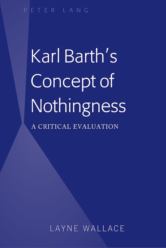 Couverture_Karl Barth's Concept Of Nothingness