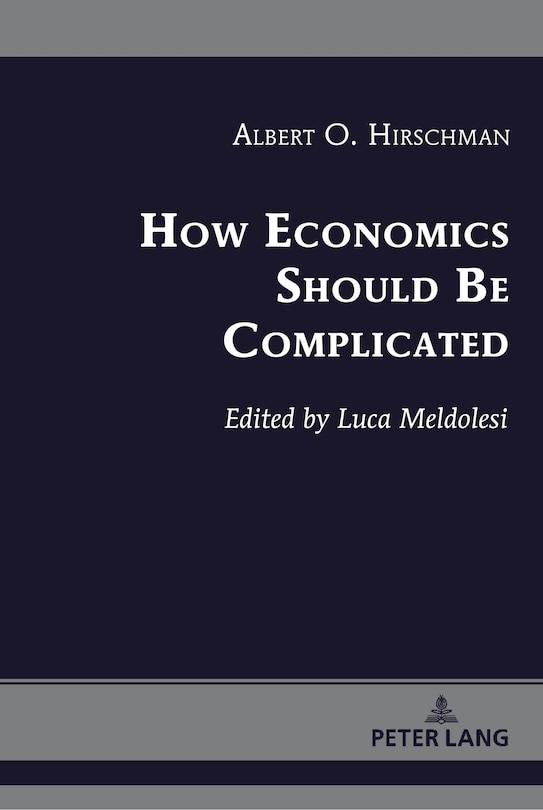 Front cover_How Economics Should Be Complicated
