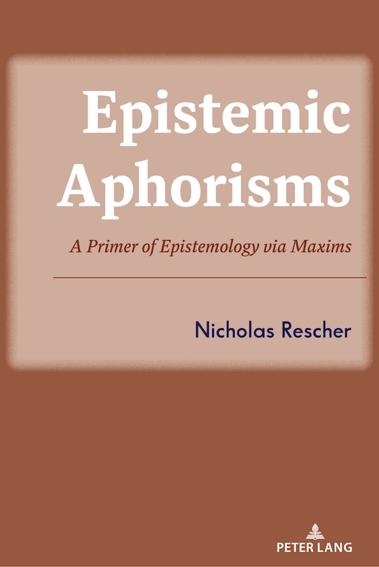 Couverture_Epistemic Aphorisms