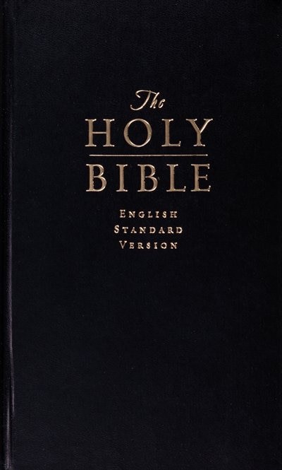 Front cover_Esv Pew Bible (black)