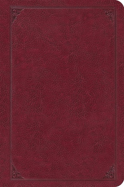 Front cover_Esv Single Column Legacy Bible (trutone, Burgundy, Frame Design)
