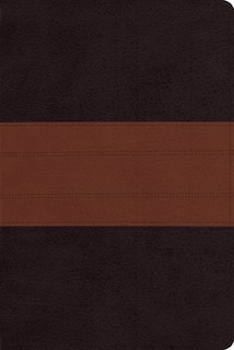 Esv Study Bible, Personal Size (trutone, Deep Brown/tan, Trail Design)