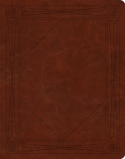 Couverture_Esv Single Column Journaling Bible (trutone Over Board, Brown, Window Design)