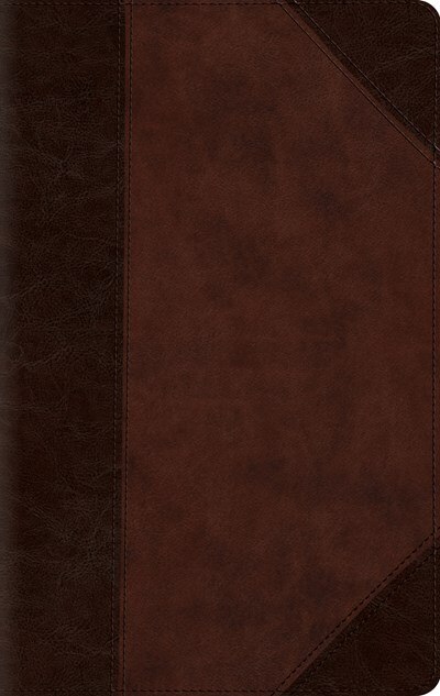 Front cover_Esv Large Print Compact Bible (trutone, Brown/walnut, Portfolio Design)