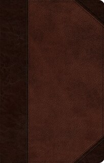 Couverture_Esv Ultrathin Bible (trutone, Brown/walnut, Portfolio Design)