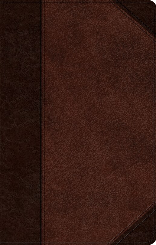 Couverture_Esv Ultrathin Bible (trutone, Brown/walnut, Portfolio Design)