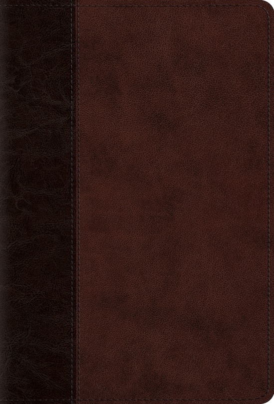 Front cover_The Psalms, Esv (trutone Over Board, Brown/walnut, Timeless Design)