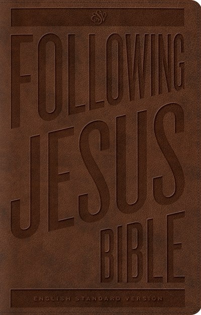 Couverture_Esv Following Jesus Bible (trutone, Brown)