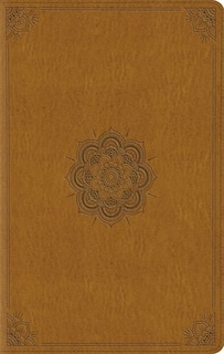 Front cover_Esv Large Print Compact Bible (trutone, Goldenrod, Emblem Design)