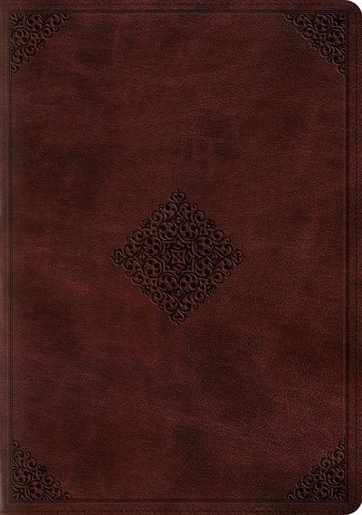 Front cover_Esv Study Bible (trutone, Mahogany, Ornament Design)