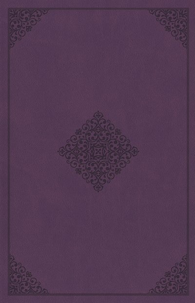 Front cover_Esv Holy Bible, Value Edition (truflat, Lavender, Ornament Design)