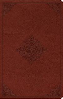 Front cover_Esv Large Print Value Thinline Bible (trutone, Tan, Ornament Design)