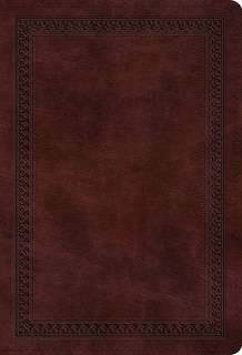 Front cover_Esv Value Compact Bible (trutone, Mahogany, Border Design)