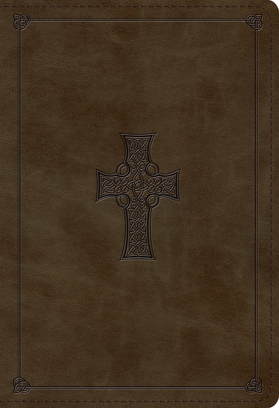 Front cover_Esv Student Study Bible (trutone, Olive, Celtic Cross Design)