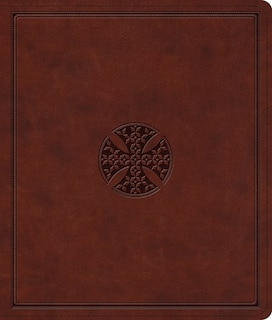 Couverture_Esv Journaling Bible (trutone, Brown, Mosaic Cross Design)