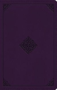 Couverture_Esv Large Print Thinline Reference Bible (trutone, Lavender, Ornament Design)